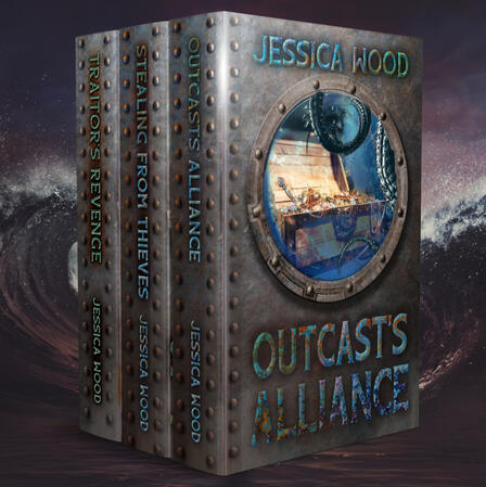 3d mockup of Tales from Undersea books by Jessica Wood